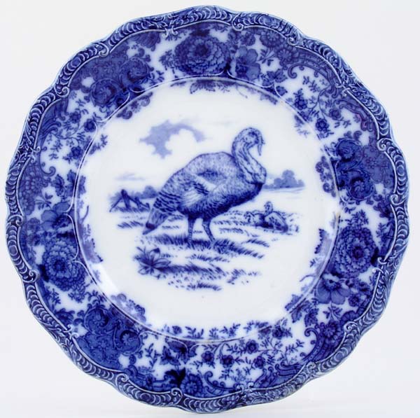 Plate Turkey c1903